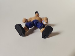 Mattel WWE Knuckle Crunchers Rebound Ring John Cena Costco Exclusive Figure