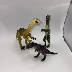 Vintage 80s & 90s Dinosaur Figure Lot Of 14 – Unbranded And Branded