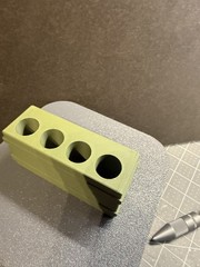 Vintage Gi Joe Jeep Recoilless Rifle Shells Custom Holder w/ 4 Shells – 3D Print