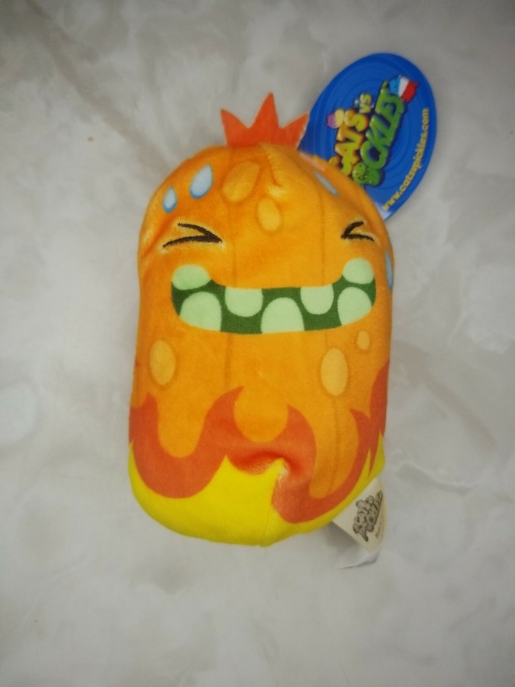 CEPIA CATS VS PICKLES 4″ BEAN-BAG Beanie PLUSH HOT SWEATS #208 NEW AR391