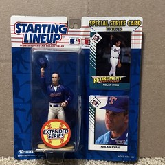 Kenner Starting Lineup Nolan Ryan Baseball Figure w/ Poster & Card
