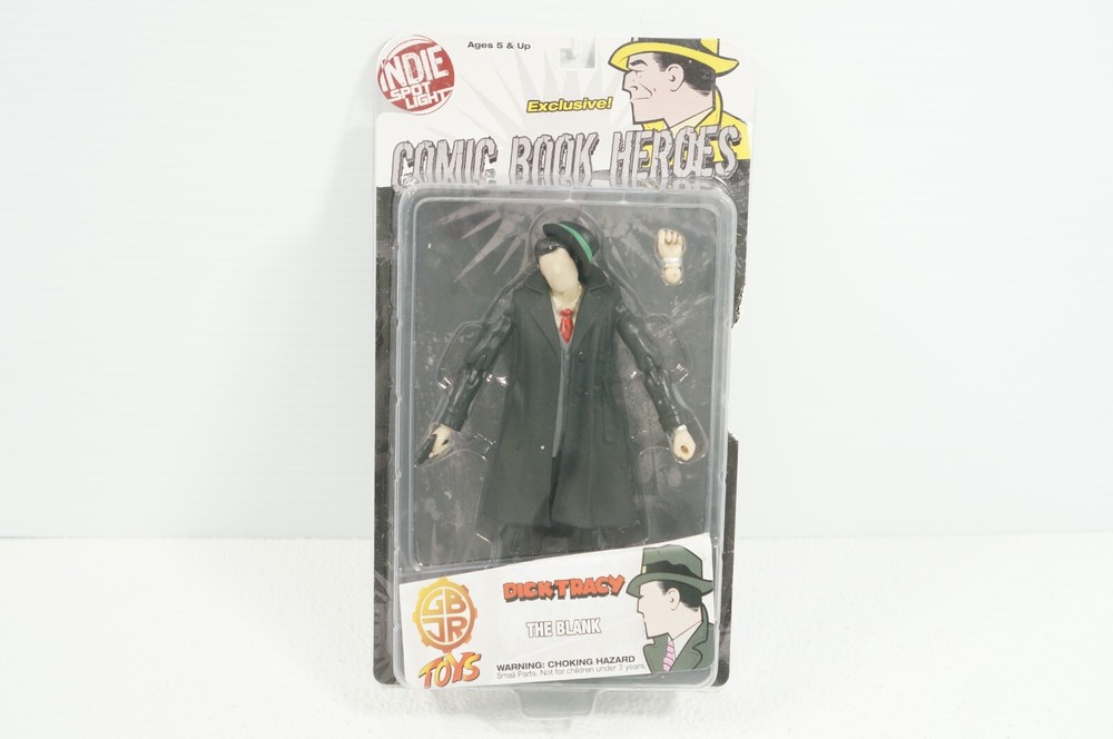 Shocker Toys Dick Tracy The Blank Indie Spotlight Comic Book Heroes 6″
