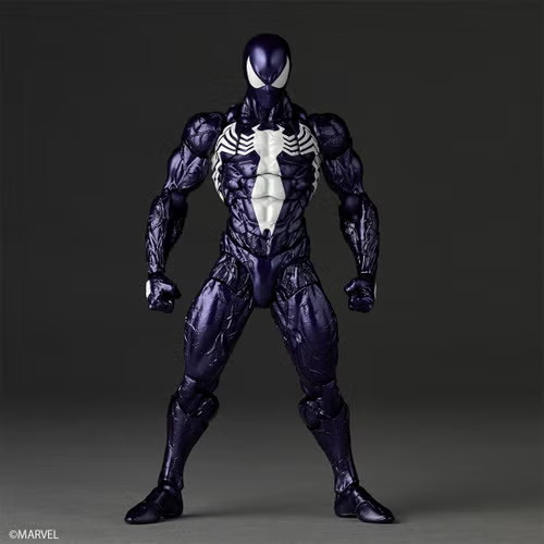 PSL KAIYODO Revoltech Amazing Yamaguchi Symbiote Spider-Man Purple Figure PRE