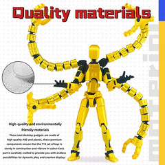 13cm Multi Joint Robot Action Figure 3D Printed Movable Model Toy Gift
