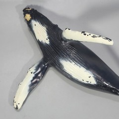VTG Safari LTD 1991 Monterrey Bay Sea Aquarium Humpback Whale 15” Solid Rubber