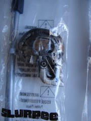 3 Diff 7-11 TERMINATOR SALVATION 2009 Slurpee Spoon Straw w/ Detachable Figures