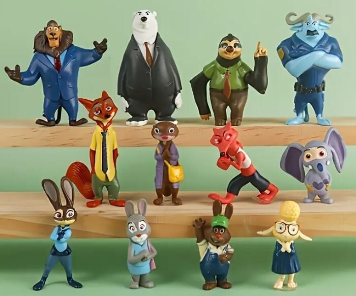 Zootopia ~ 12 pcs ~ Animals Action Figure ~ Sloth ~ Judy Hopps ~ Flash ~ Nick