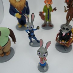 Disney Zootopia 10 Piece Pvc Cake Topper Figure Lot Nick Judy Flash Finnick