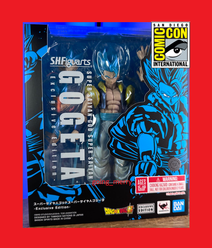 2026 SDCC .. SH Figuarts .. Dragon Ball .. SUPER SAIYAN GOD GOGETA .. Ships 7/28