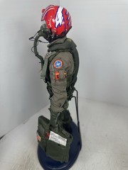 1/6 US NAVY F-14 “TOP GUN” GOOSE ANTHONY EDWARDS TOMCAT FIGHTER PILOT +STAND
