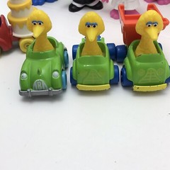 Vintage Sesame Street Figures Muppets Grover Big Bird Die Cast Toys Cake Toppers