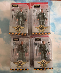 Ramen Toys Aces of Aviation Top Gun Lot of 4 Iceman Goose Viper Jester IN HAND