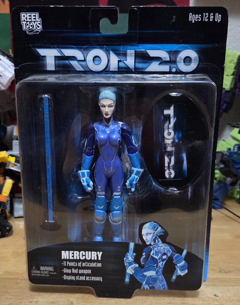 NECA Reel Toys 2003 Tron 2.0 Mercury New/MOC