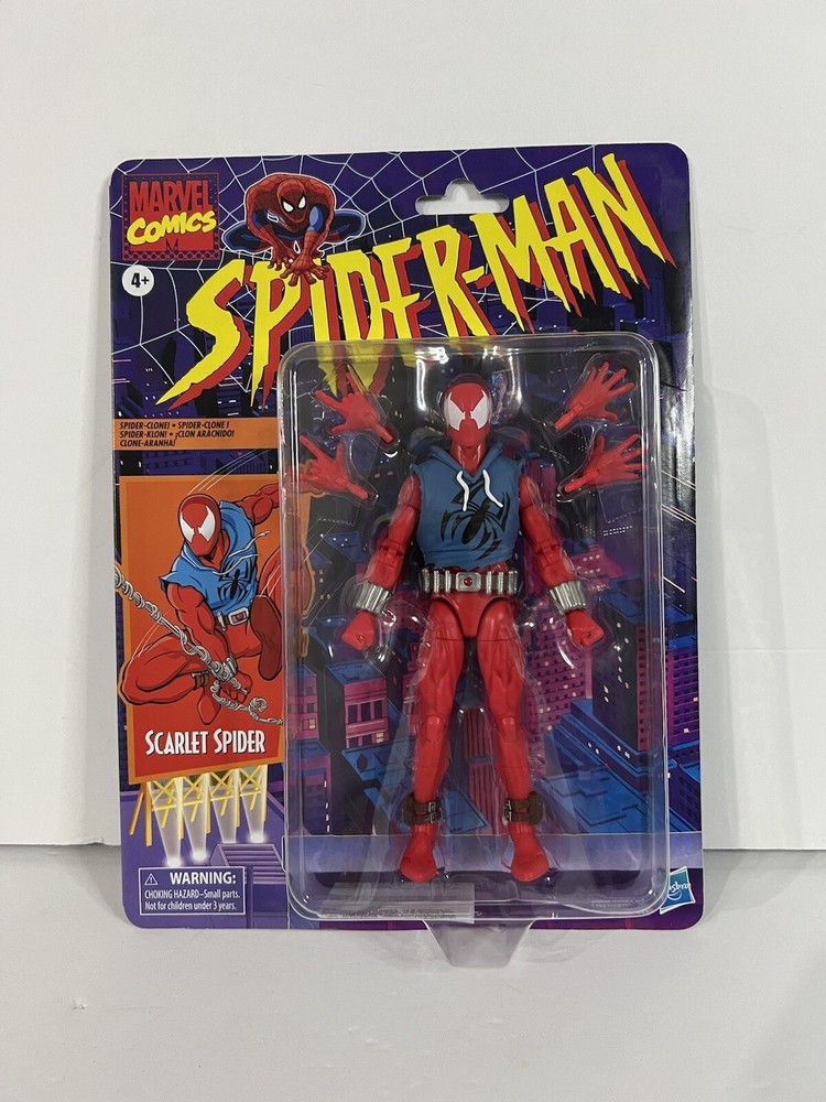 Marvel Legends Spider-Man Retro Scarlet Spider – New Original 2024