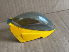 Centurions Depth Charger Vehicle Original Cockpit Canopy 1986 Kenner