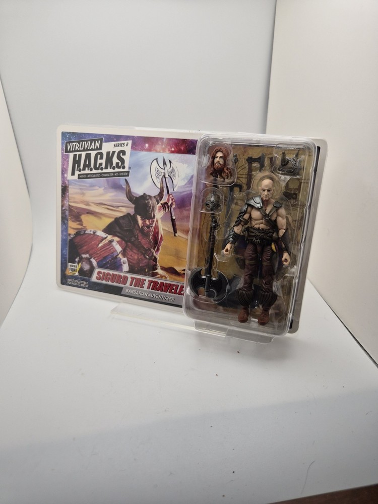 Boss Fight Studios Sigurd The Traveller Vitruvian HACKS 1:18 3.75″ Figure