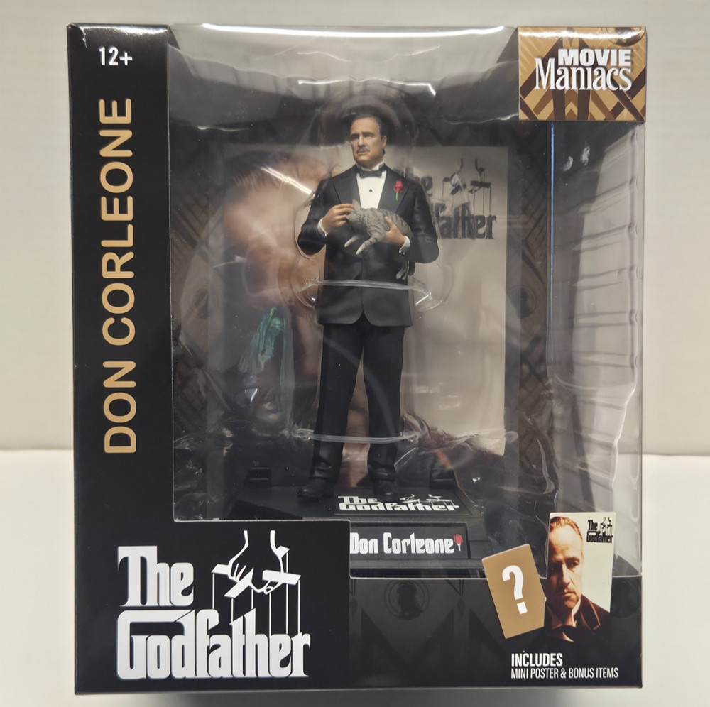 DON CORLEONE – The Godfather McFarlane Toys Movie Maniacs 6″ Limited Edition NEW
