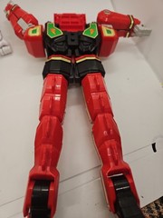 Vintage Mighty Morphin Power Rangers Thunder Megazord 1994 Red Dragon Incomplete
