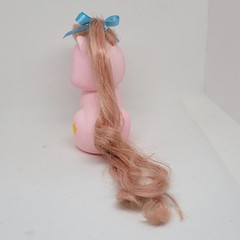 VINTAGE 1989 Mattel Little Pretty Kitty MIMI Pink Cat Long Hair w/ Yellow Star