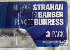 NFL McFarlane Sportspicks New York Giants 3 Pack: Strahan, Barber, Burress. 2006