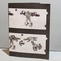 Transformers WFC Netflix Siege Deluxe Walmart SPARKLESS BOT – INSTRUCTIONS ONLY