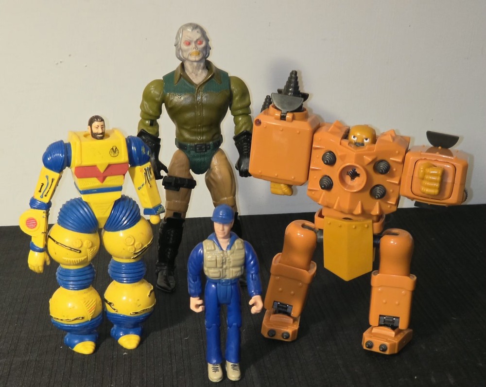 Vintage 80s 90s Action Figure Lot Inhumanoids Transformers Kenner Aliens Parts