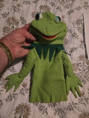 1970s Jim Henson Muppets Kermit The Frog Hand Puppet From My Childhood Toys