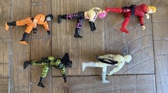 Lot Of 5 Vintage GI Joe Ninja Action Figures Ken Masters Storm Shadow