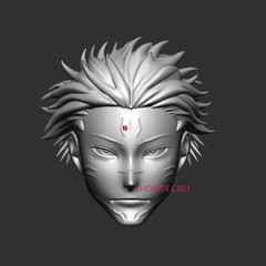 1/12 Custom Jujutsu Kaisen Sukuna (Megumi Body) Head Carving For 6″ Romankey