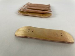FINGERBOARD WOODEN TECH DECK SKATEBOARD NATURAL WOOD GRAIN LOT OF 10
