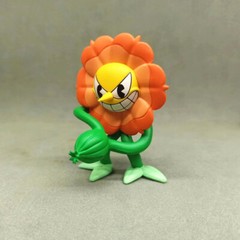 Cuphead Mystery Mini Surprise Box Cute Green Dragon Collectible Vinyl Figure