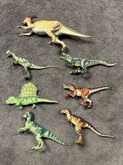 1990s Kenner Jurassic Park JP42 JP19 JP13 JP07 JP06 JP02 JP01 Dinosaurs Lot of 7