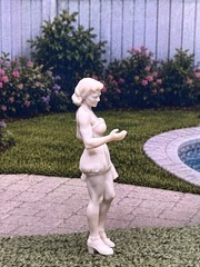 1:24 1950 Dollhouse Bathing Beauty Modest Suit Inspired by Marx
