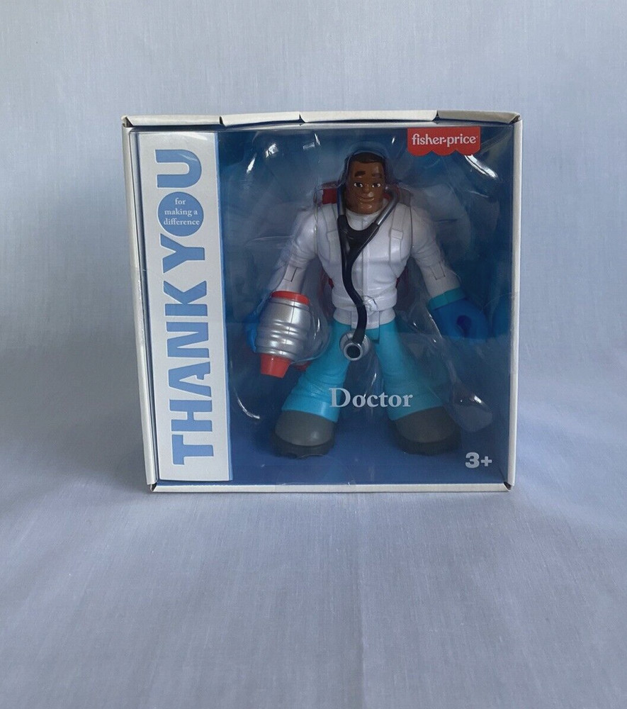 Fisher Price / Mattel: Thank You Heroes First Responders Male Doctor (GYJ30) New