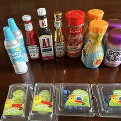 42 Barbie Sized Miniverse Mini Food Pieces Lot Mix Items Miscellaneous Minis