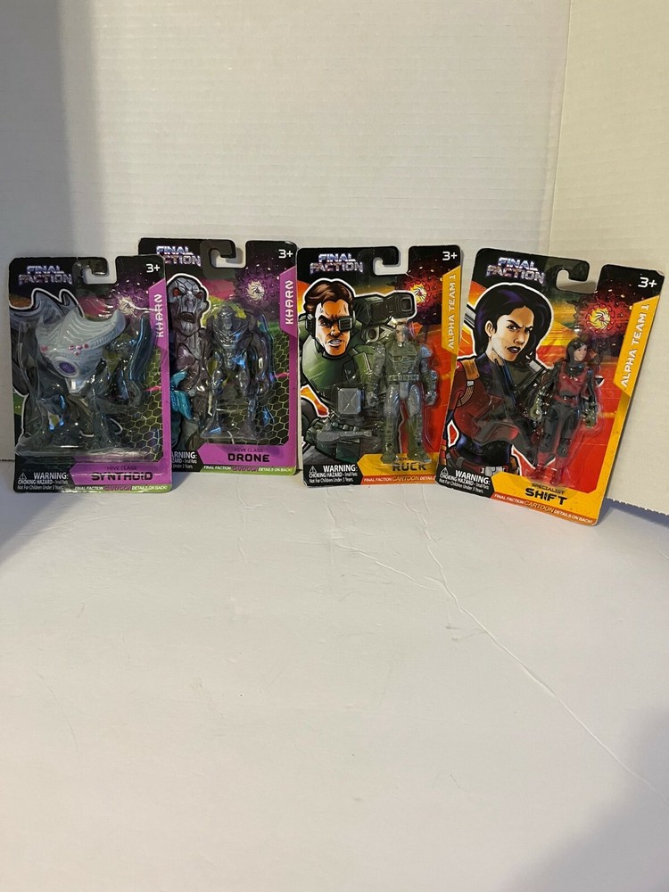 4 Final Faction Action Figures Series 1