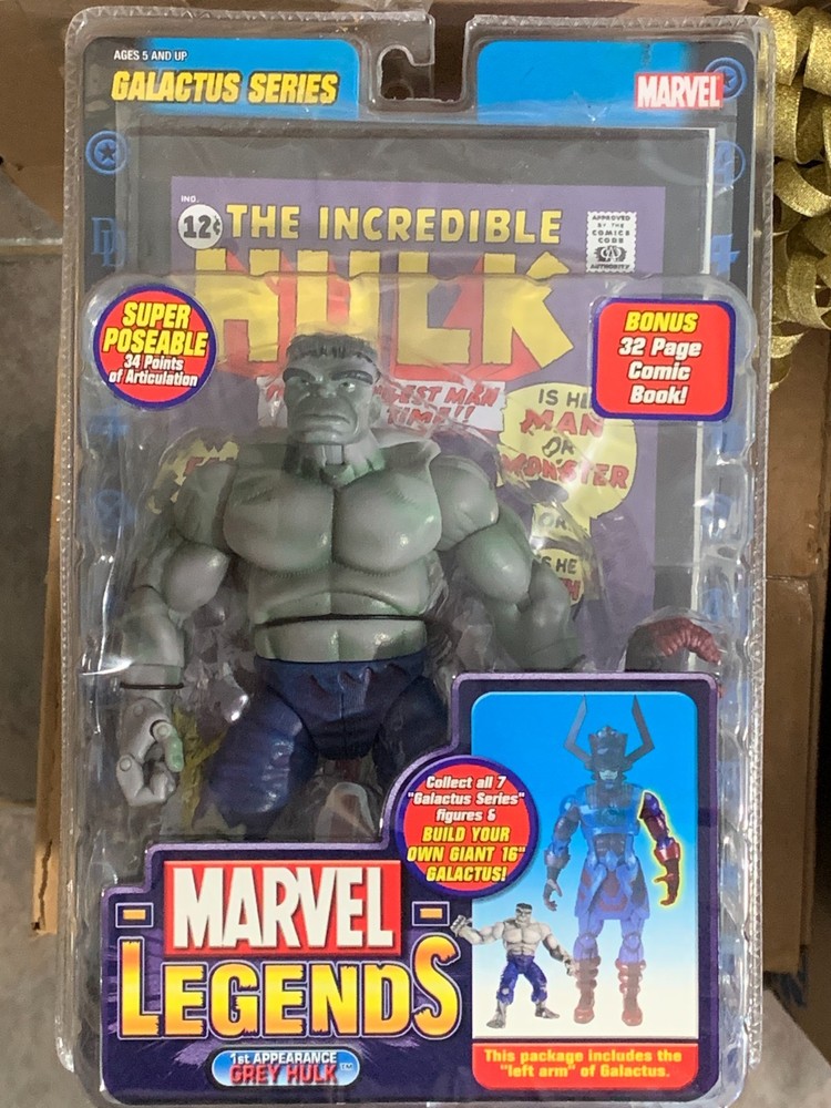 Grey Hulk figure Marvel Legends 2005 Toybiz Galactus Series BAF
