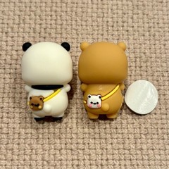 Set of [LittleSnowPan] Yier Bubu & Dudu Peekaboo Toys FREE SHIPPING From USA