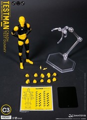 DPS10: DAMTOYS 1/12 scale Crash Test Dummy Testman C3 Action Figure