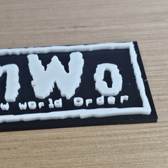 WWE Mattel NWO New World Order White Logo Accessory