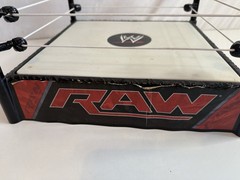 Mattel WWE WWF RAW Smackdown Wrestling Ring Arena 2010 Bouncy Floor 12”