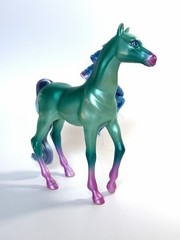 MLP Fashion Star Fillies Sweet Sixteens Filly JUSTINE Green Purple Vintage G1