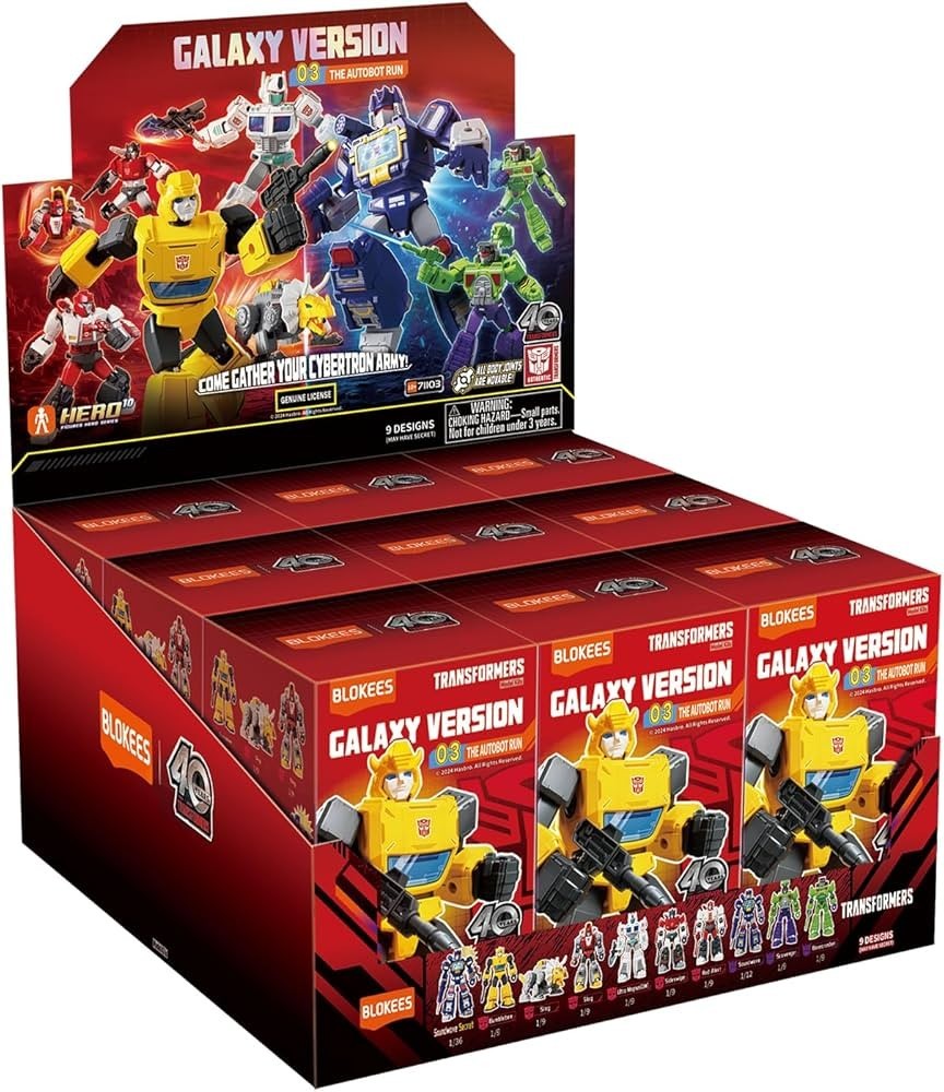 Blokees Transformers Galaxy Version 03 The Autobot Run Sealed Case of 9 Boxes
