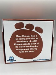 Abominable TOYS CHOMP DesignerCon Exclusive Orange Overload Glow Yeti Figure