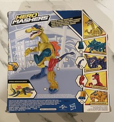 Jurassic World Hero Mashers Spinosaurus & Mosasaurus Figure Hasbro 2015 NEW NIB