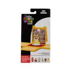 Jakks Pacific Cat Super Mario Bros Movie 1.25 in Mini Figure w/ Question Block