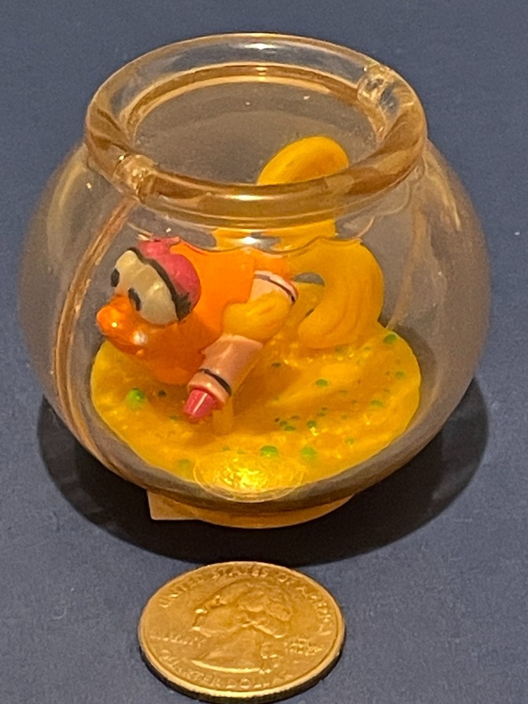 Snuffleupagus or Dorothy The Goldfish In Fish Bowl Sesame Street Elmo’s World