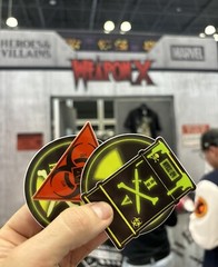 Marvel Wolverine Weapon X New York Comic Con 4 Sticker Lot 2024 NYCC Exclusive