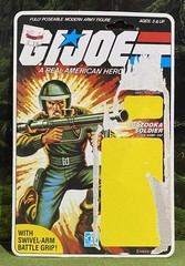 Vintage 1982 G.I. Joe ZAP v1 Full UNCUT Peach File Card Back GI ARAH – (RARE)