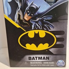 Spin Master DC Batman Action Figure Brown Coat Gray Brown Black Yellow Ages 3+